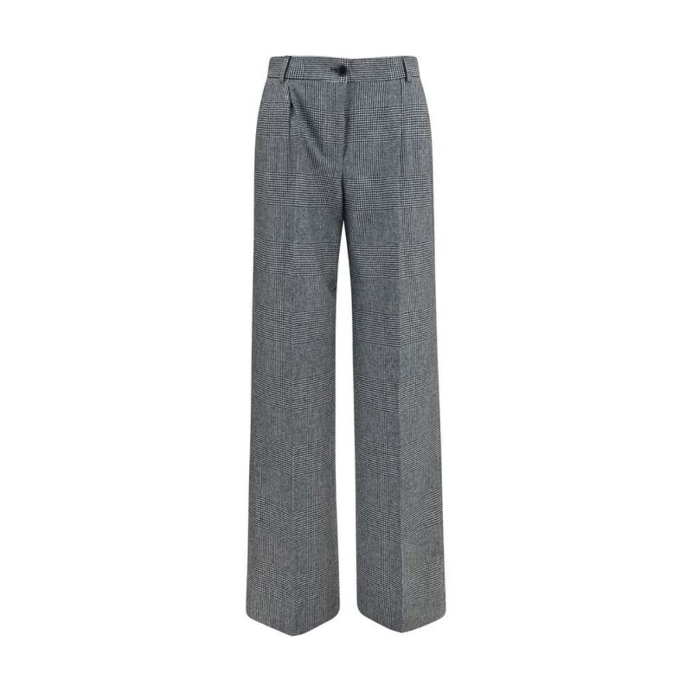 Dolce & Gabbana Gray Wool Oves Aries Dress Women's Pants